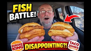 Fast Food Fish Sandwich Showdown! Burger King vs Taco John’s (One Is Disappointing…)