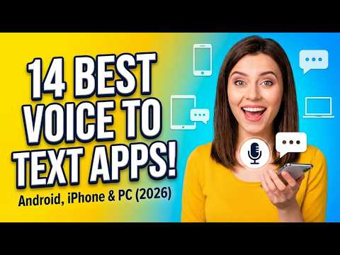 Best Voice to Text Apps 2026 (Android, iPhone & PC) | Free Speech to Text Tools