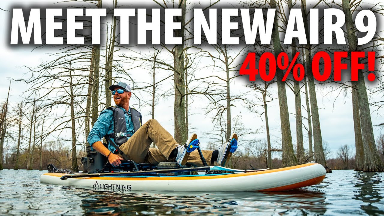 НОВЫЙ надувной каяк с педальным приводом и гибрид SUP-доски — СКИДКА 40%!