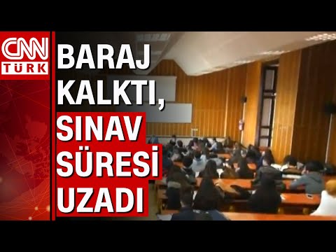 Üniversiteye girişte TYT ve AYT baraj puanı kaldırıldı