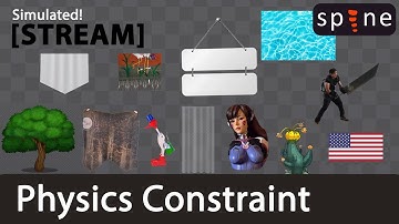 Simulated Physics in Spine 2D using Physics constraints | 4.2 version