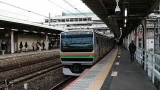 E231系1000番台U6編成 TK検査出場 回8649M 大宮駅発車