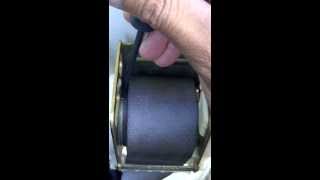 How to fix locked seat belt retractor