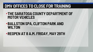 Local DMV offices to close for training