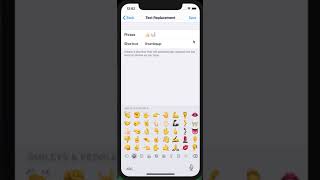 OneMinuteTutorial - Create Emoji shortcut on iPhone screenshot 5