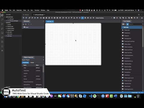 TMS Web Core for Visual Studio Code - Automated Testing