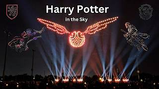 Harry Potter Comes to Life in the Sky | Tampa’s Magical Drone Art Show ✨