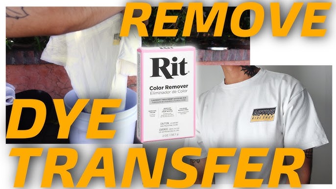 How to use RIT Color Remover (stove top method) to remove stains & color  from clothing 🙀🥼 