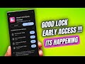 Samsung good lock early access  check the availability