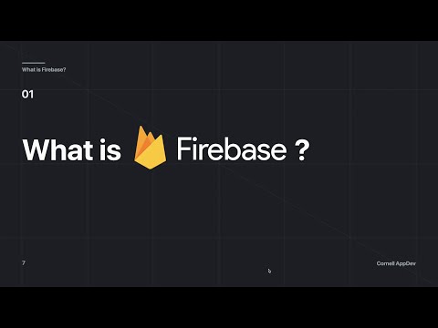 Intro to iOS Development: Lecture 9 - Firebase
