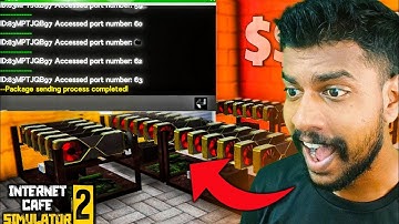 Making Million Dollars With Bitcoin Mining 🤑 !! Internet Cafe Simulator Malayalam