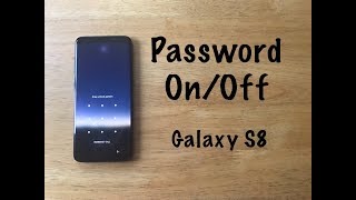 How to add remove password Galaxy S8 screenshot 3