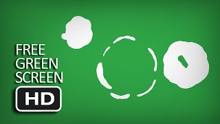 Free Green Screen - Cartoon Water Ripple