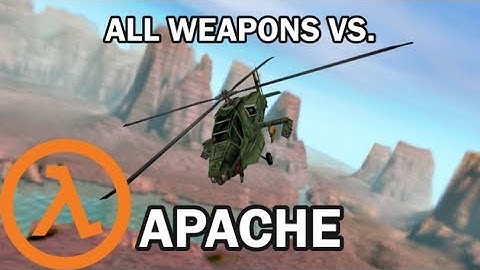 Half-Life - All weapons vs. Apache