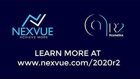 Acumatica 2020 R2 Improvements in AP Aging Report