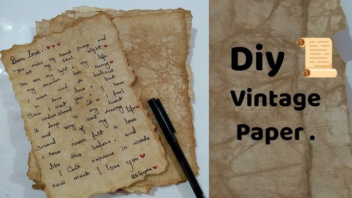 Old Paper Tutorial 