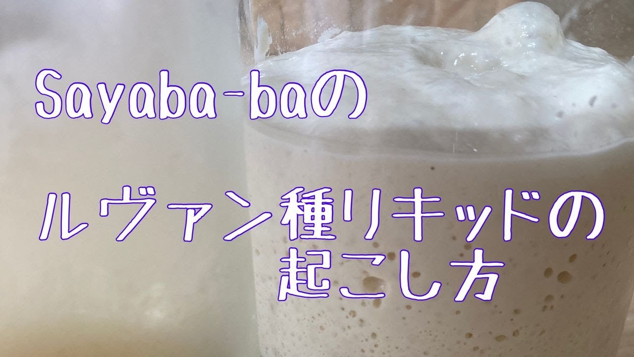 ルヴァン種起こし方 _ ルヴァン 発酵種 – RZDNZ