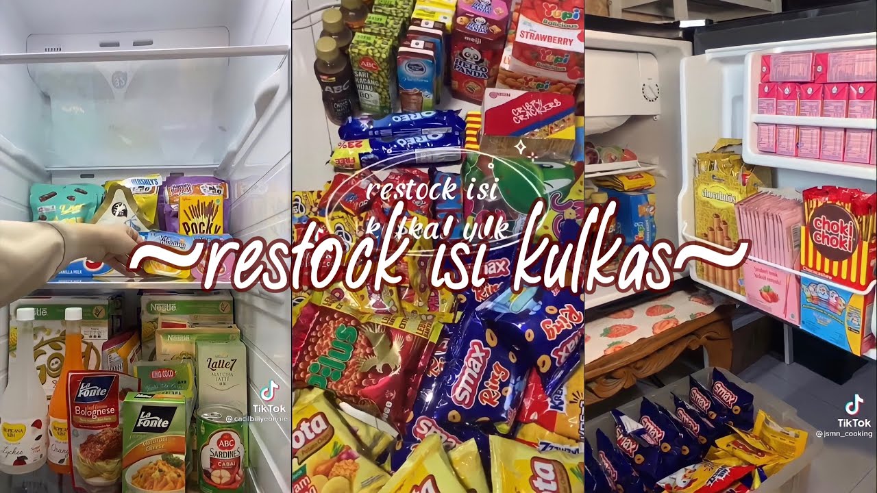 Kumpulan Tiktok Viral Isi Kulkas Check | Video Tiktok | Part 1