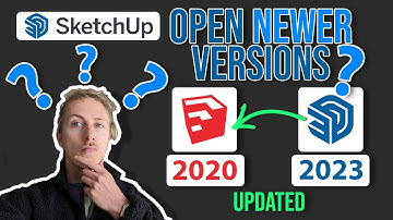 How To Open a Newer Version SketchUp File | Easy Tutorial |  Works on all versions!