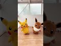 Check out #Pikachu and #Eevee &#39;s stop-motion video! #Pokémon #PokémonAsiaENG #Shorts