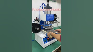 PU notebook cover imprint