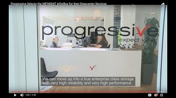 Progressive Selects the INFINIDAT InfiniBox for their Datacenter Services