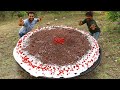 Giant Black Forest Cake Recipe | Special Eggless Cake without Oven By Grandpa Kitchen