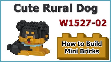 How to Build Mini Blocks Rural Dog W1527-02 Review Instructions Specifications