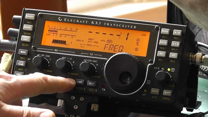 How to directly enter frequency in Elecraft KX3