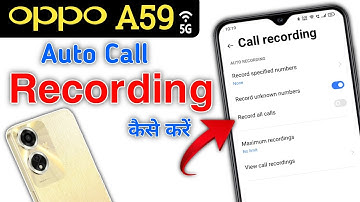 Oppo A59 5g Automatic Call Recording/Oppo A59 5g Call Recording Setting/ Call Recording