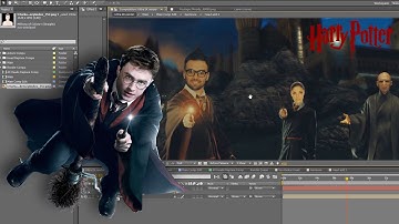 Harry Potter intro/logo Maker Tutorial - After effect template