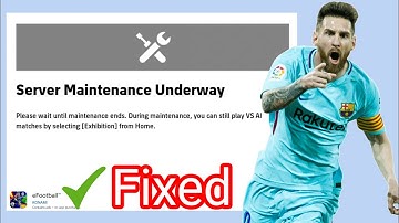 How to Fix "Server Maintenance Underway" in eFootball 2024 | efootball 2025 server problem