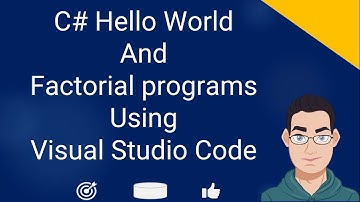 Run C# Hello world and Factorial Program in Visual Studio Code .NET 8 | How to Setup C# in Vscode