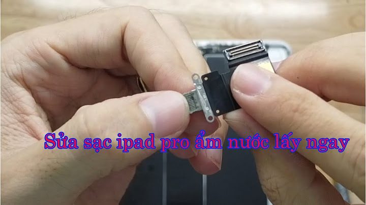 Cách xử lý nạp pin không vào ipad