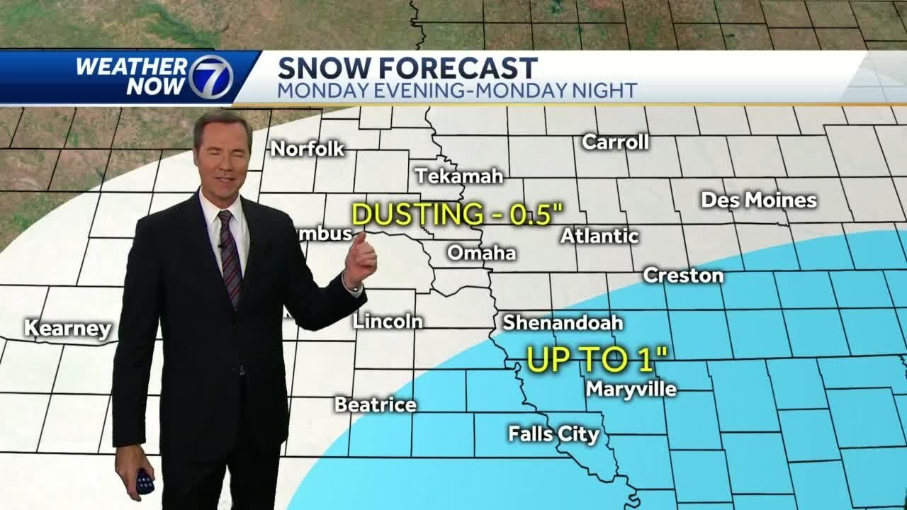 Snow Monday evening - YouTube