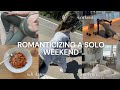 Romanticizing a solo weekend self care healthier vodka pasta  a revolve haul  katelynn nolan