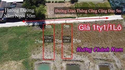 Bán 125m2 (5x25m) Đất Thổ Sổ Hồng Riêng Đường Xe Hơi Giá 1ty1 Ấp Thanh 3 Xã Mỹ Lộc Cần Giuộc Long An