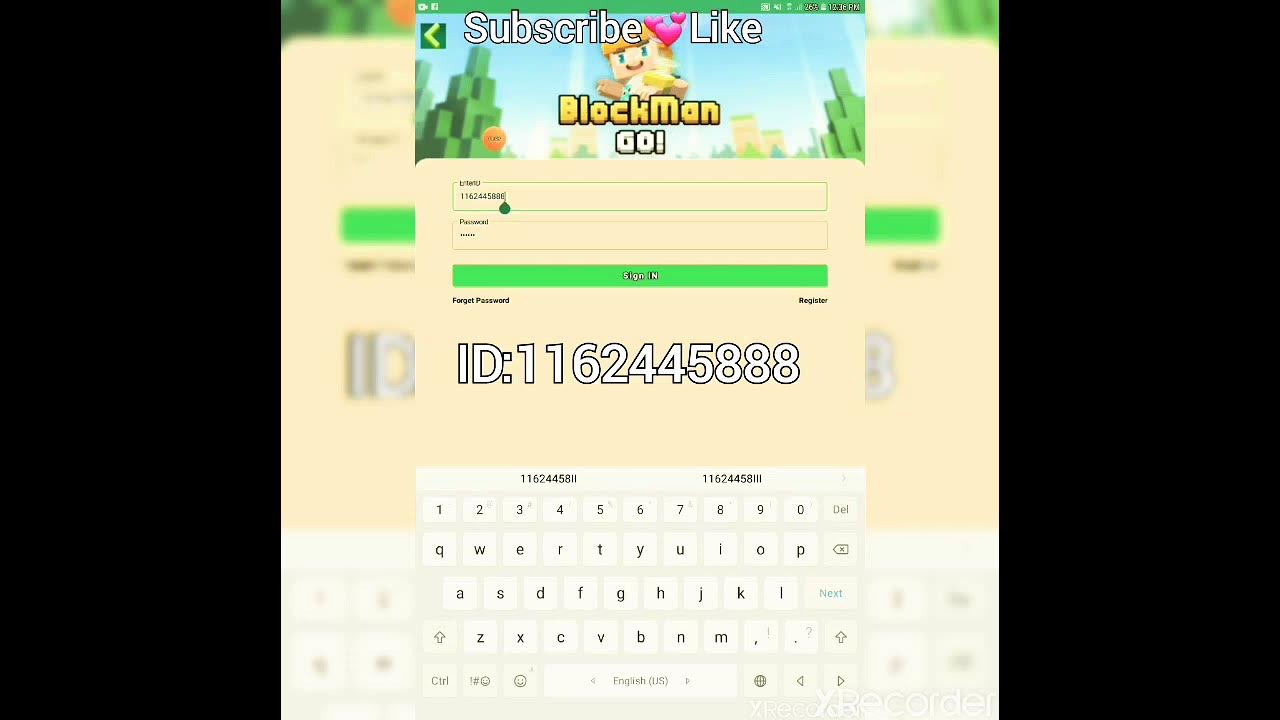 Blockman GO account giveaway YouTube