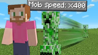 Minecraft But, All Mobs Have Increased Speed!