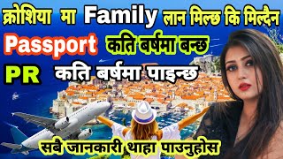 Croatia work visa from nepal । Nepal to croatia । Croatia work permit visa for nepali । Croatia visa