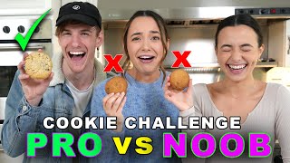 PRO vs NOOB Cookie Baking Challenge  Merrell Twins