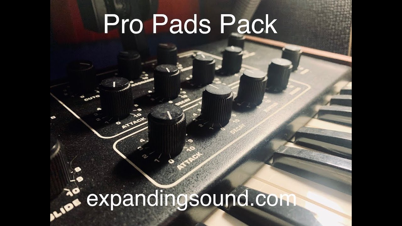 New Ableton ProPads Megapack 25 Pad style analog synth Ableton