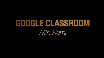 Using Kami With Google Classroom