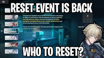 Animus Reconfigure is BACK! Who Should You Reset This Time? [Etheria: Restart]