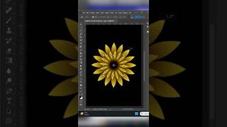 Create Flower in Photoshop | #shorts #photoshop #tipsandtricks #flowers #design #newshorts