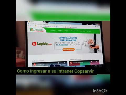 Como ingresar a la intranet COPSERVIR. (Realización  de cursos)