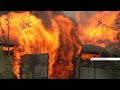 Очевидцы рассказали подробности крупного пожара в автосервисе Красноярска