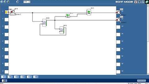 Belajar Zelio untuk Pemula #5 (membuat Program 4 lampu bergantian dengan timer dan Gerbang logika)