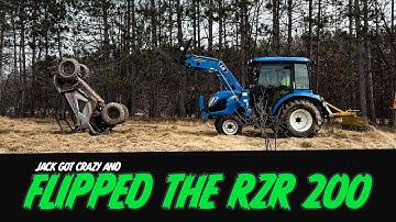 RZR 200 ROLLED OVER! - DID THE POLARIS SURVIVE IT?