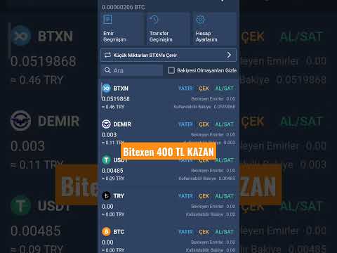 Bitexen %10 Kazanç Kampanyası | 400 TL Kazan! Çekilebilir Airdrop #bitexen #airdrop #crypto #btc